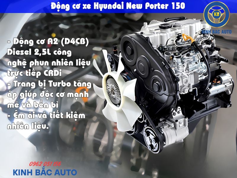 Hyundai Porter H150 1.5 tấn thùng lửng bửng nâng